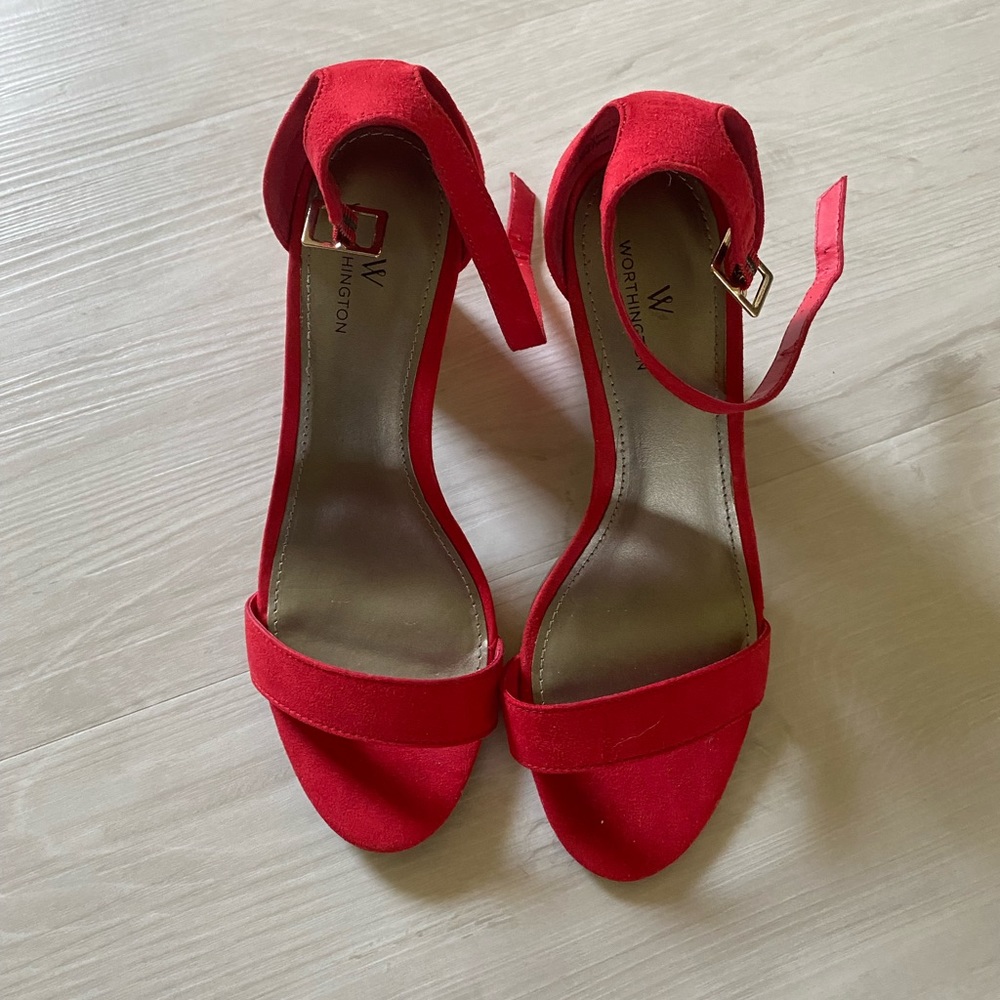 COPY - Worthington Beckwith Red Heels Size 7.5W, Worn Once